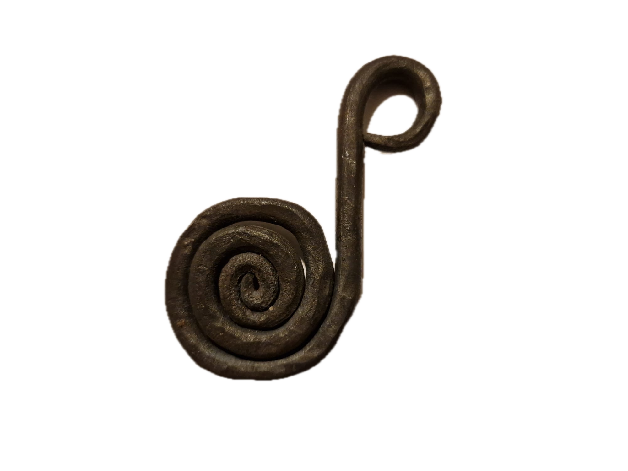 A keyring I made at the blacksmithing workshop