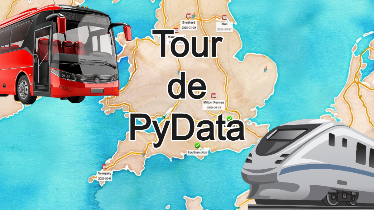 The Tour de PyData: Challenging Myself to Speak at Every PyData Meetup in the UK and Ireland