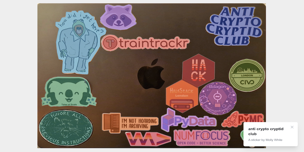 Laptop Sticker Collection